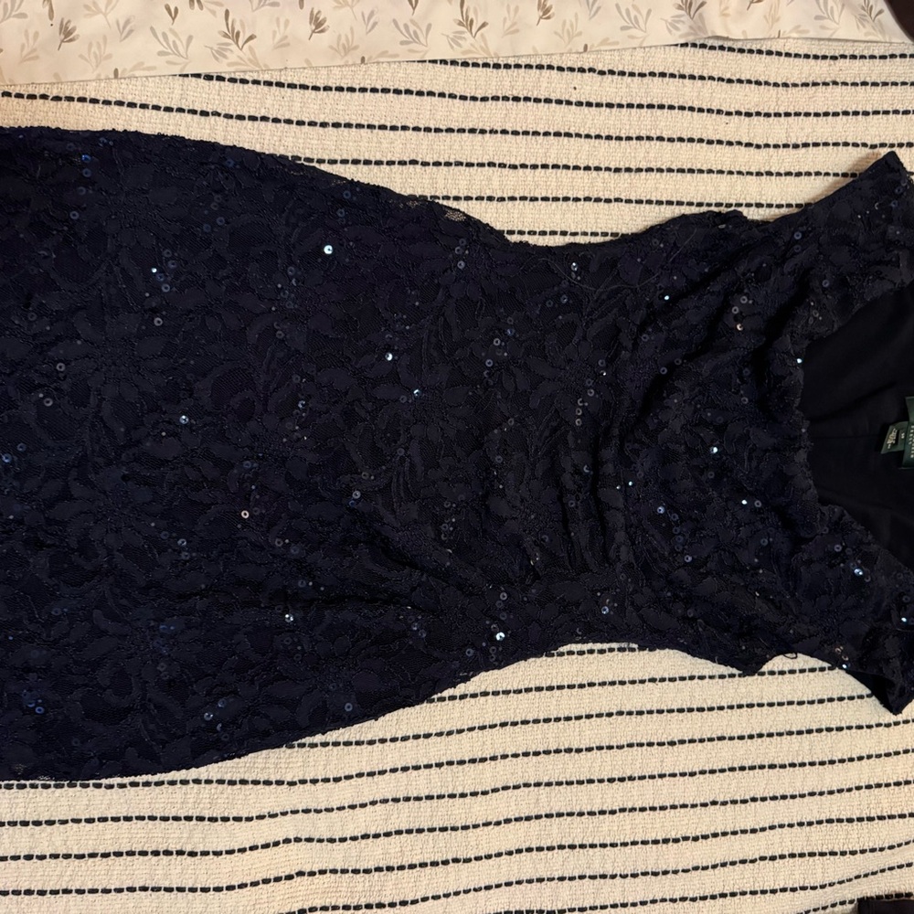 Ralph Lauren Midnight Blue Sequin Dress